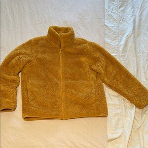 Women’s Uniqlo Tan Teddy Jacket